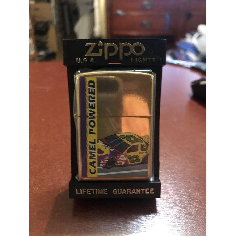 Brass Camel Joe Zippo “Camel Powered” sealed Lighter